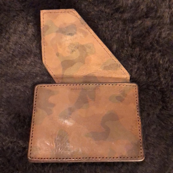 Vintage High End Leather Camo J-Fold. Jungle magnetic FPW. NWT - Picture 2 of 12